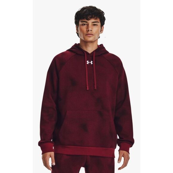 Under Armour Men's Rival Fleece Printed Hoodie - Picture 1 of 6